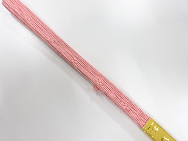  未使用品　正絹　帯留め用　手組三分紐